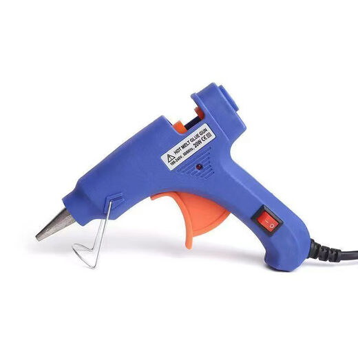 Hot Melt Glue Gun Household Glue Gun Handmade Universal Glue Strip Children's Small Hot Melt Gun Glue Stick Glue Klein Blue 20w Student Exclusive Glue Gun Contains 5 Glue Sticks