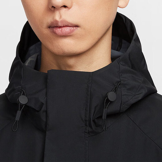 耐克（NIKE）外套男装春季新款户外健身运动服时尚连帽防风休闲夹克HJ2945-121 HJ2945-010 L