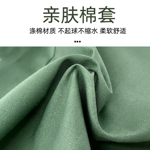 Wild Jungle Pillow Military Green Housekeeping Pillow for Single Person Military Green (Hard Cotton)