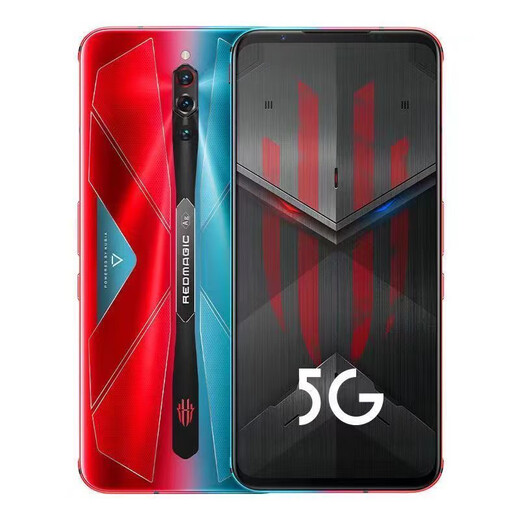 努比亚红魔5S NX659J骁龙8电竞游戏5g手机红魔5G 90帧高刷 冰封银翼 8+128GB