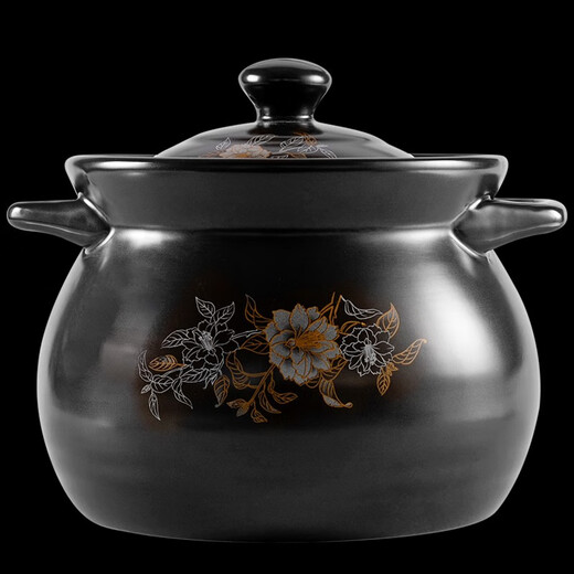 
Xintley casserole stew pot household gas pot soup pot ceramic pot small casserole high temperature resistant Chinese medicine soup pot pot clay pot pot pot pot double color flower 3-5 people burned and replaced 3892ml