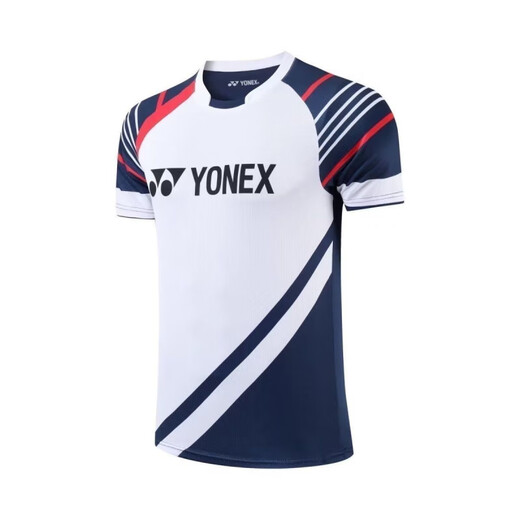 YONEX尤尼克斯2024新款Yy速干羽球服男女短袖套装运动透气比赛训 6296粉色套装 L 童装