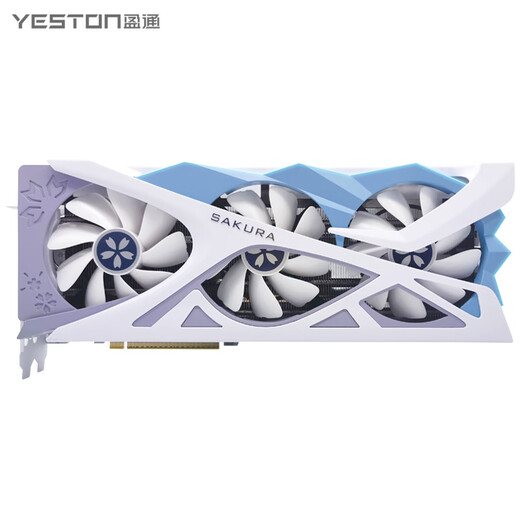 Yeston AMD RADEON RX 9060 XT 16G D6 Sakura Hitomi OC three-fan new game independent graphics card