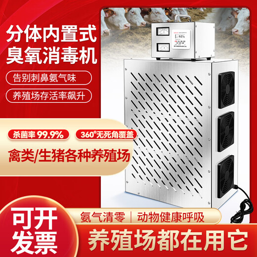 Fenrui built-in central air conditioning ozone sterilizer food factory workshop warehouse air purification ozone generator split built-in ozone sterilizer Delixi intelligent time control 80g