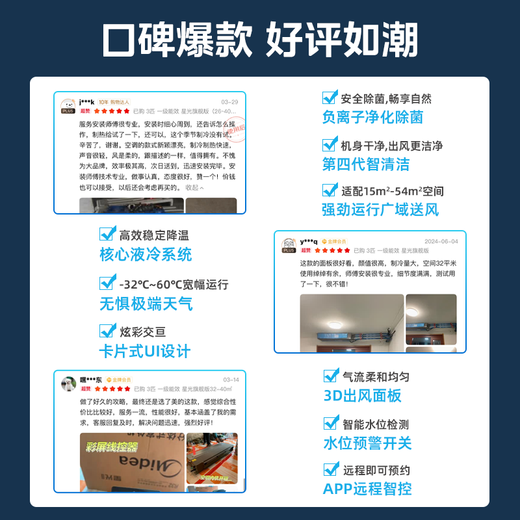 Midea Starlight flagship air duct machine 4 hp, national subsidy reduced by 20% Central air conditioner for one living room 3 hp embedded first-class energy efficiency 3 hp first-class energy efficiency Starlight flagship version (26-40)