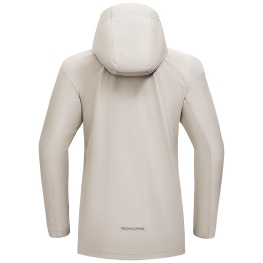 Pelliot (Pelliot) Pelliot Outdoor Sports laufende windprofessionelle Softschalenjacke warm und samtiger Bergsteigeranzug Einfacher und modischer lässiger Kleidung Licht Beige-Women Model M
