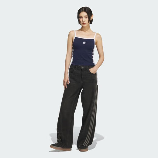 adidas [adidas] originales trébol 2025 chaleco de tanque con cordero femenino ke3887 xl