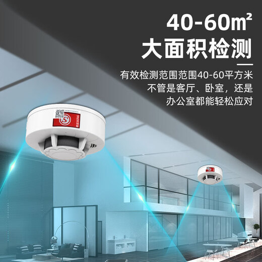 Zhe'an Guangxiao New National Standard Gas Mask Fire Mask Anti-Smoke Mask Fire Escape Filter Self-Rescue Respirator 3C Certification Smoke Alarm