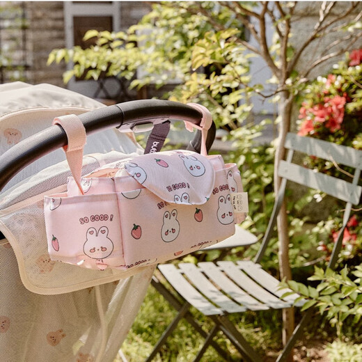 Disney Korea Ins Neue Kinderwagen Bag Cartoon Windel Wasserbecher Baby Mama Tasche Reisen Aufbewahrung Kirsch Eichhörnchen Trolley Bag 36*15*12 cm