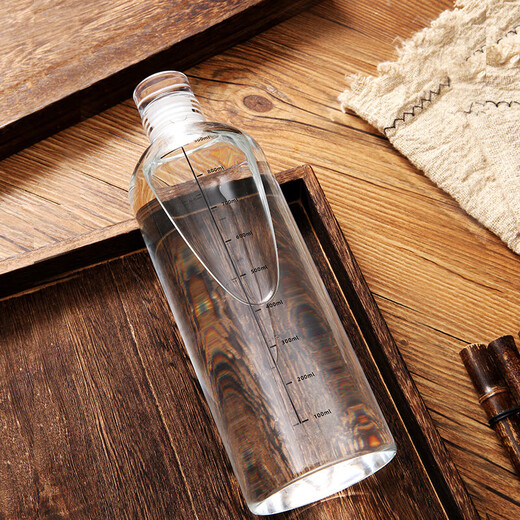 Baijie wine bottle empty bottle high borosilicate glass wine container special bottle homemade liquor bottle empty wine bottle high-end wine jug wine jar
