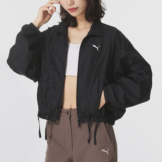 彪马（PUMA）官方女装 2025夏季新款运动服跑步健身训练服防风外套休闲夹克衫 633971-01 S