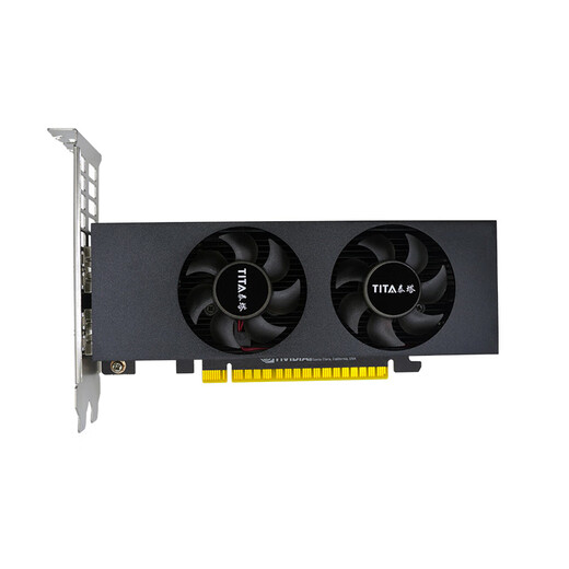 
Tita GTX1050Ti 4HDMI with EDID lock screen 4-screen graphics card native interface stock speculation projection splicing monitoring copy display can be used in small chassis GTX1050TI 4G 4HDMI