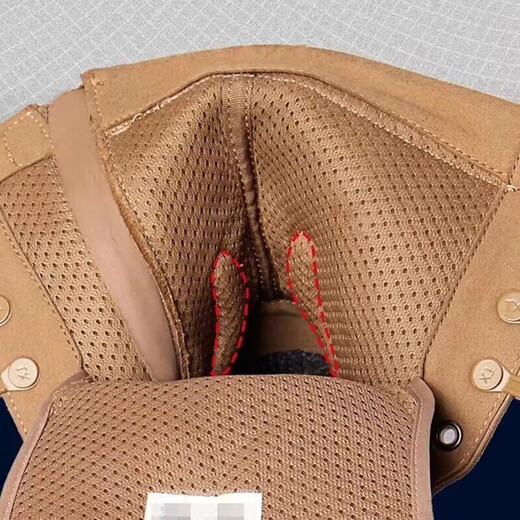 Xu Qixing 2025 new brown combat boots men's ultra-light tactical boots summer high-top rocket boots brown combat boots original model 42/260