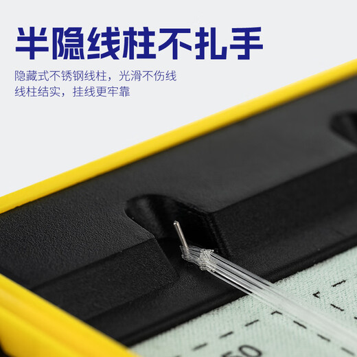 Jiuyanzi line box line special storage box ultra-thin 40 pieces hanging box velvet with scale large capacity fishhook box 38cm large capacity double layer line box - can hang 40 pieces