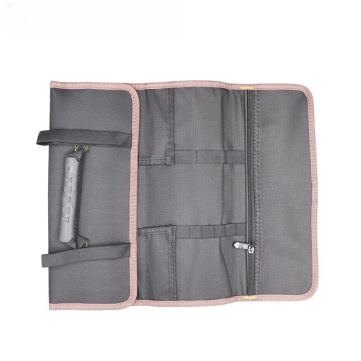 First idea of Oxford roll tool bag empty bag multi-functional portable storage bag tool pocket storage without clutter black black