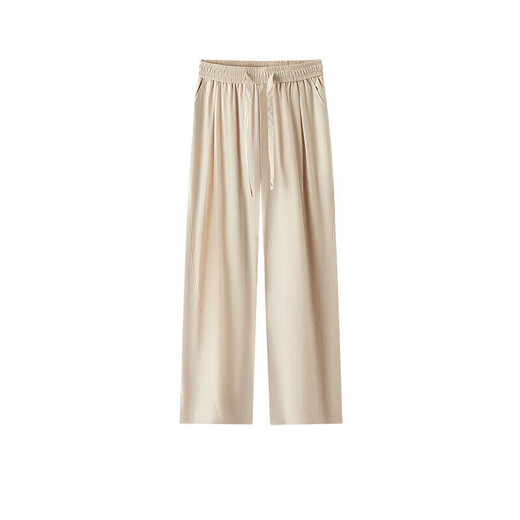 
Semir [Big promotional lucky bag] casual pants for men and women simple versatile trousers for summer sports trendy pants for women - H style beige [drawstring wide-leg pants] M