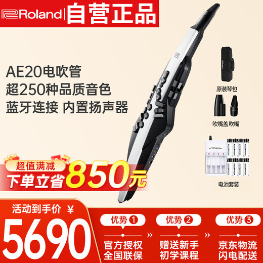 Roland (Roland) AE20 electric blowpipe electronic saxophone blowpipe for adults and the elderly electronic wind instrument + gig bag + battery