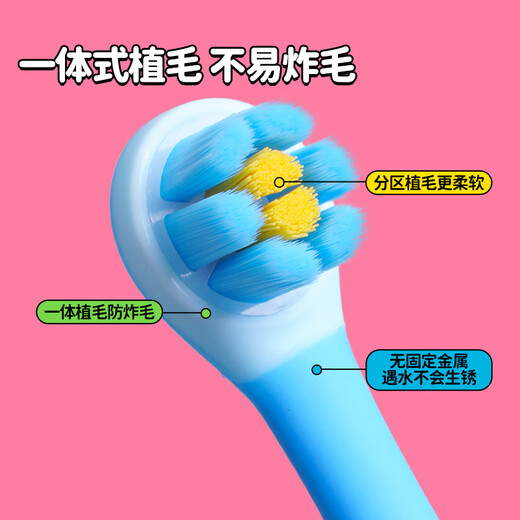 [Mise à niveau anti-avant-astifit] Petite brosse à dents pour enfants de poulpe contenant des cheveux doux résistants au fluor bébé bébé
