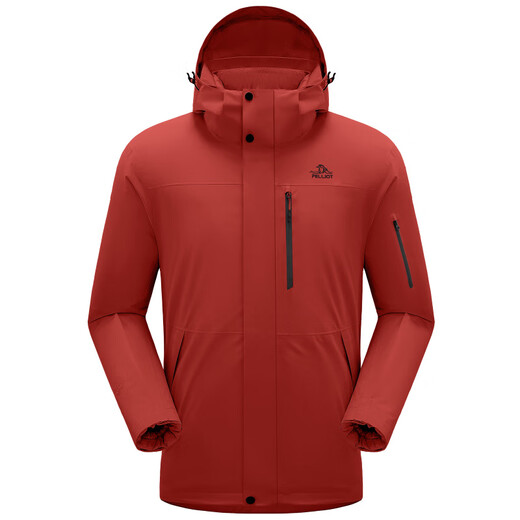 Pelliot Mountain Classic 2.0 Gooseberry Inner Waterproof Windproof Warm Mountaineering Suit Outdoor Three-in-One Shock Clothes Men and Women [Men] Light Beige Removable Gooseberry Inner S