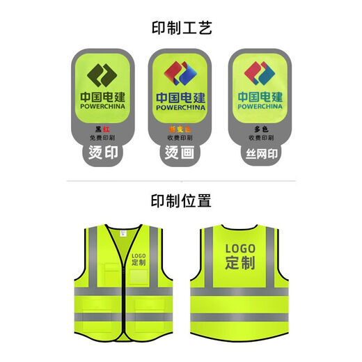 Miaopule Reflective Clothing Safety Vest Mesh Construction Traffic Cycling Vest Driver Fluorescent Safety Clothing Fluorescent Yellow-Banning L