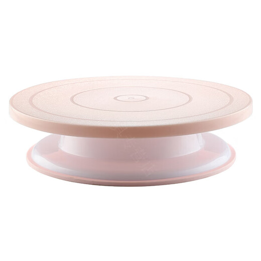 Magic Bean Shenghuo Decorating Turntable Cake Decorating Table Set Home Rotating Turntable Baking and Birthday Making Tools Full Set Baking Turntable-Nordic Powder Set Two 27.5cm