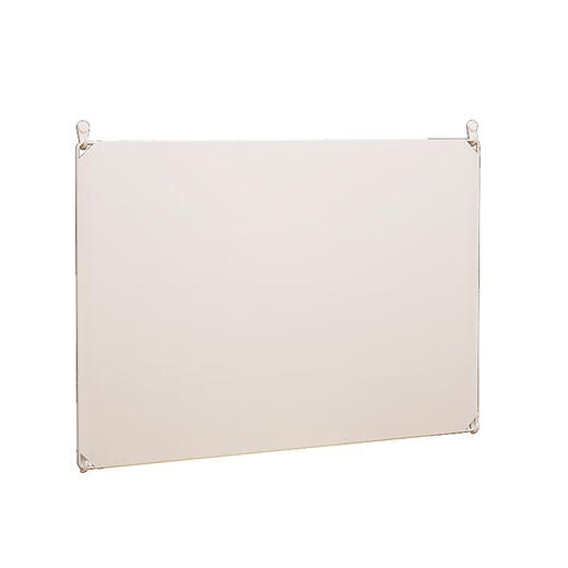 LDVEP door pet fence on the floor indoor home dog and cat special L-type free combination simple heightened isolation baffle milky white 12247cm (3 pieces)