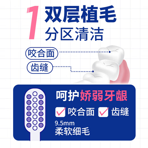 Lion DENT Dental Grade Mundpflege Kinder weiches feines Haar kleiner Kopf ultradünne Zahnbürste 3-5 Jahre alt 2 Stück zufällige Farbe