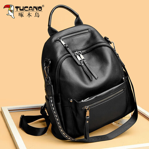Woodpecker Leather Sac à dos 2025 Nouveau sac à dos décontracté et à la mode
