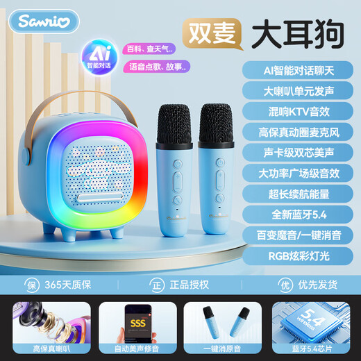 Lihuan Kulomi Micrófono para niños y audio Micrófono Integrado juguetes Regalos de cumpleaños para niñas 3-6 años 7-14 años