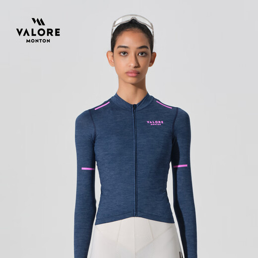 VALORE MONTON Echo Women's Long Sleeve Top Summer Cycling Road Cycling Jersey Sweatshirt 25 New Style Super Good-looking Echo Blue Women's Long Top S