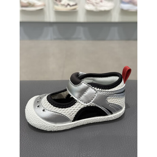 Dr. Jiang (DR KONG) 2025 summer one-section boys' toe-toe sandals soft-soled front shoes S13A2006AM Silver 22 Inner length 14.1cm