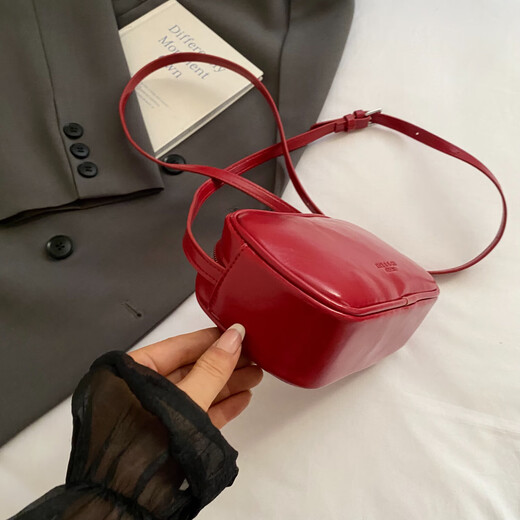 Frauen Crossbody Bag Nische Design Feste vielseitige Umhängetasche Silber