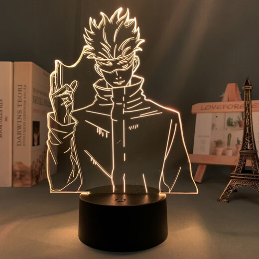 
Cool Le Fei returns to Wujoyu 3D Night Light Anime peripheral desktop ornament dormitory gifts for classmates day 9227 Wujoyu-6 16 color remote control charging model [gift box]