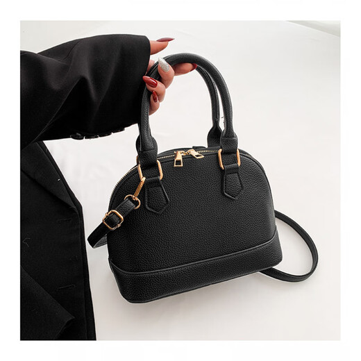 Espantapájaros bolso pequeño para mujer 2025 nueva moda retro bolso de concha portátil simple casual bolso cruzado de un solo hombro para mujer novia esposa madre regalo de la madre blanquecino