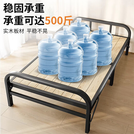 Quanpinwu cama plegable de cama para un solo cama almuerzo cama dormida cama cama cama hospital casa acompañando cama dura cama de hierro