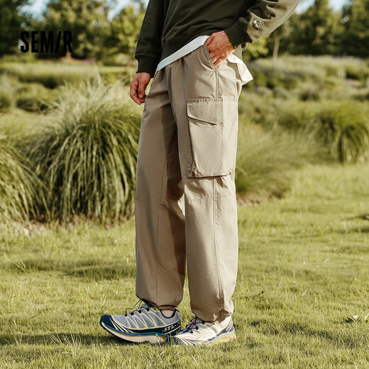 Semir casual pants men's mountain style loose straight pants big pocket couple style overalls autumn trousers 101524127204