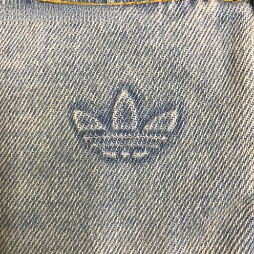 阿迪达斯 （adidas）三叶草女裤2025春季新品阔腿水洗牛仔运动裤弯刀裤JX9212 JX9214 深蓝_渐变 26