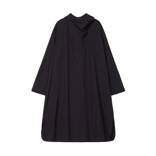 江南布衣（JNBY）【商场同款】23春新品连衣裙宽松长袖5N1G13780 001/本黑 XS