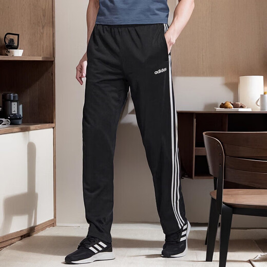 阿迪达斯（adidas）男裤 春季新款运动裤跑步经典健身训练舒适透气休闲针织长裤 EI9761 S