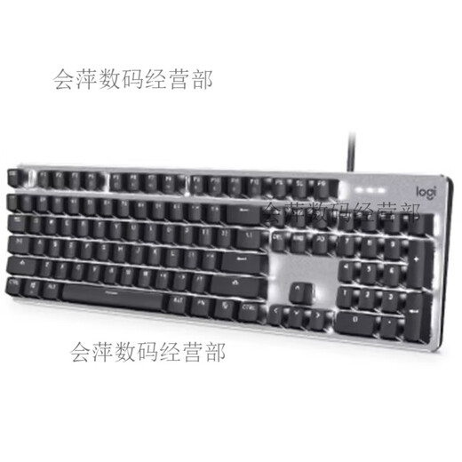 罗技 G（G）机械键盘 有线键盘 游戏办公键盘  全尺寸背光龙华 K845 青轴