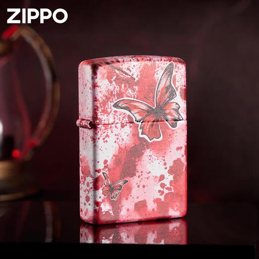 Zippo Zhibao Leichter Farbdruck ZPOO WINDFORT ZPPO Kerosin Heller Blut Schmetterling [eigenständig ölfrei] DY9902CY