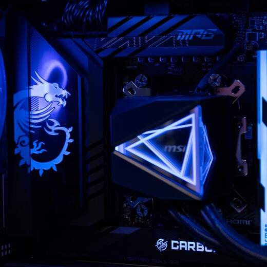 微星（MSI）黑刃PLUS机箱 支持E-ATX主板(360冷排位/ATX背插/海景房/16cm风扇位/前置Type-C/支持5090）