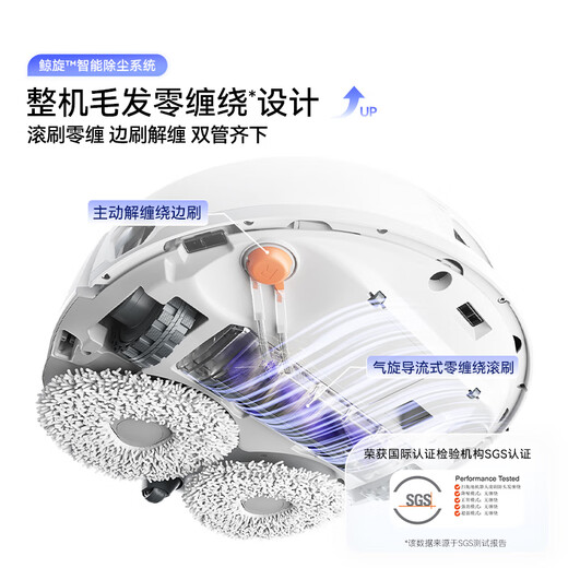 Yunjing [National Subvention] Robot de balayage J5 Pure Sweeping and Natping Intégry Cleanac Automatic Automatic Automatic Floor Nettoying Machine Machine Water Tank Version