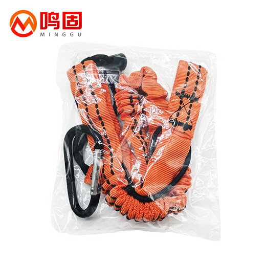 Minggu Tool Anti-fall Safety Rope Lost Rope Aerial Work Wrench Hammer Safety Rope Reflective Cord Telescopic Elasticity 90cm Jingpei Tool Anti-fall Rope Black 90cm