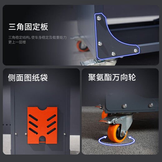 LYREIGN machining center tool car bt40 CNC management tool car tool cabinet BT30BT40 transfer car upgraded model B5-BT40/40 tool position