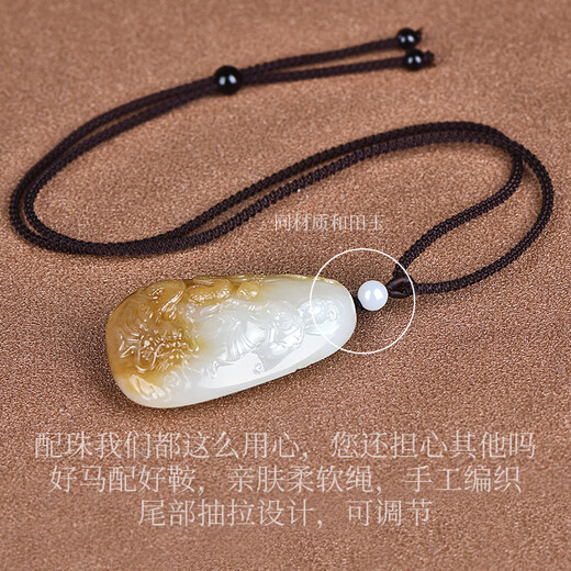 千载一玉七夕礼物【孤品】和田玉观音吊坠 男士糖羊脂白玉观音玉石牌子 款一QZM7875i