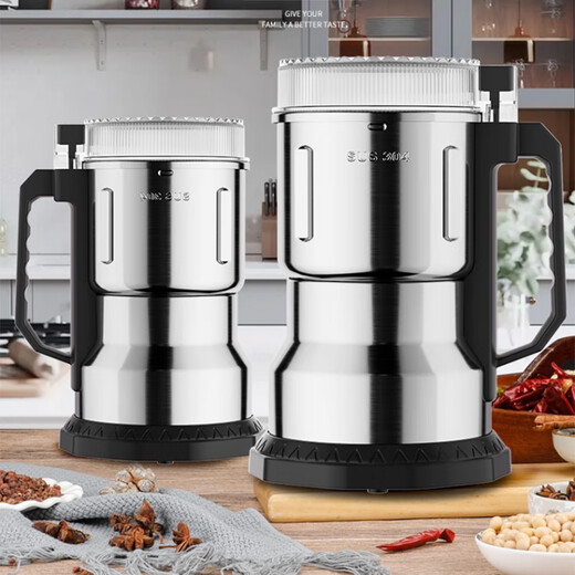 Murenking multifunctional grain mill, wet and dry grinder, household grinder, ultra-fine Chinese herbal medicine grinder, 800G grinder, 304 models, full gift package (only supports dry grinding)