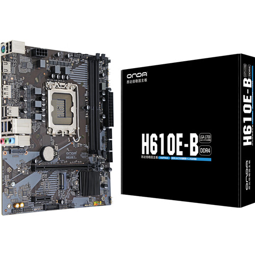 Onda CPU Motherboard Set H610E-B 12-14 Motherboard + Intel 12. Generation Core I3-12100 Board U Set