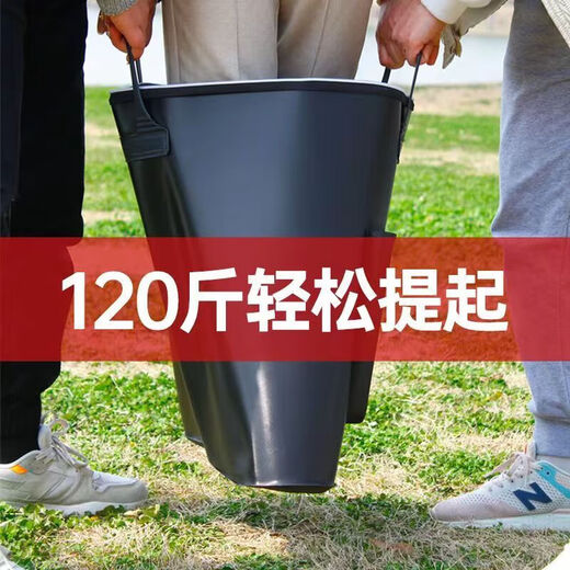 趣驱手提袋鱼护包多功能装鱼袋钓鱼包防水加厚活鱼袋便携收纳渔具包 【一代】3523黑（无拉链）