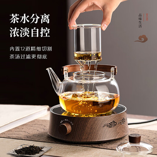 Niye teapot, glass teapot, stove-cooked teapot, high borosilicate glass teapot, kettle, tea-making health pot, new style